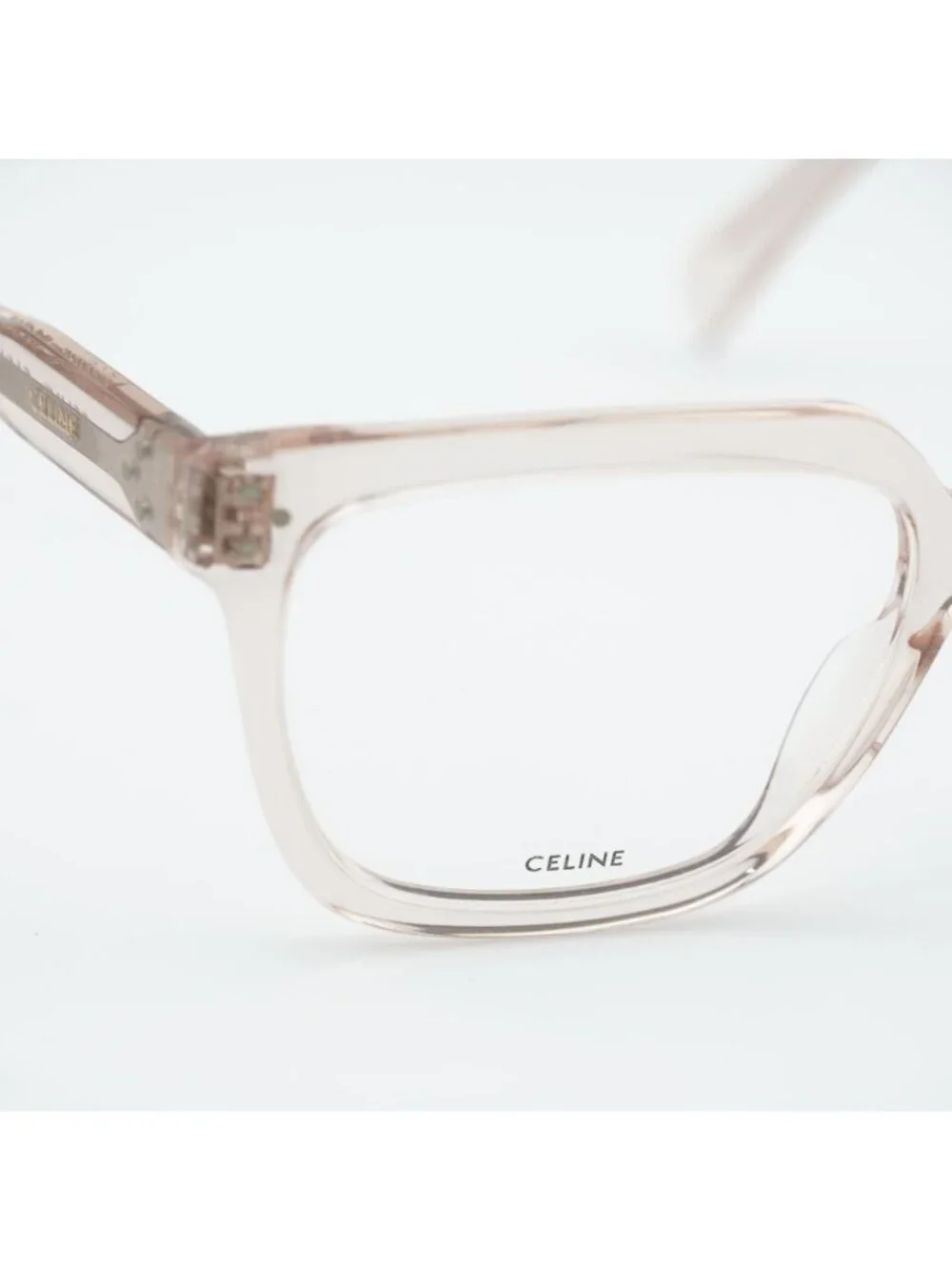 Celine CL50094I 072 Square Eyeglasses 55mm - Transparent Pink